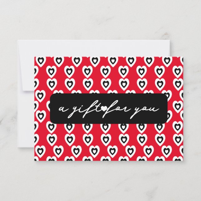 Carte Cadeau Beauté Coeur de la Saint-Valentin (Devant)