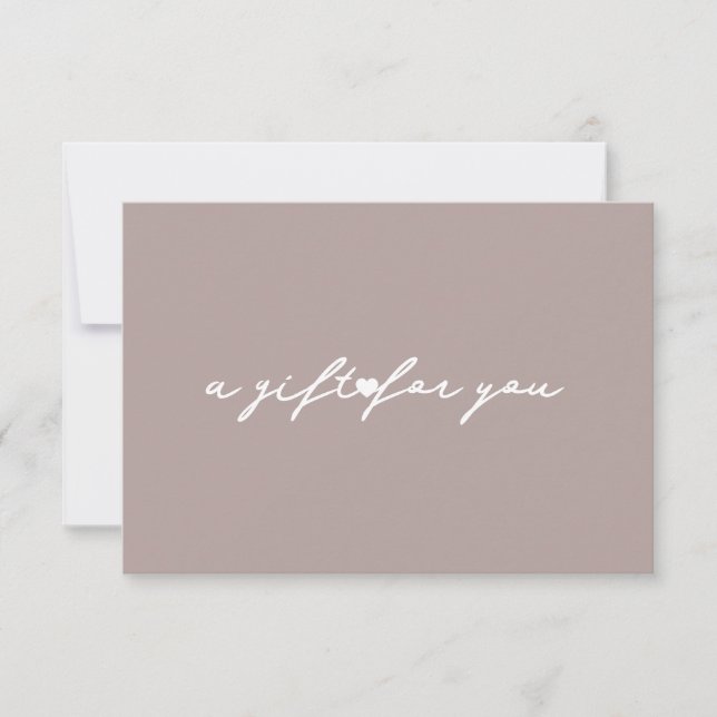 Carte Cadeau Beauté Elegant Heart (Devant)