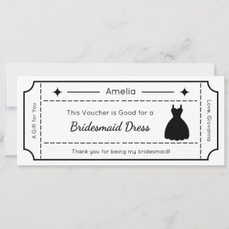 Carte Cadeau, Carte Cadeau Personnalisée, Mariage