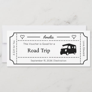 Carte cadeau, carte de billet cadeau personnalisée