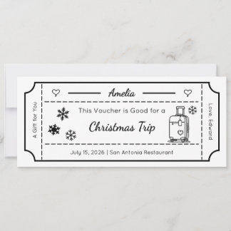 Carte Cadeau, Carte de Billet de Cadeau Personnali
