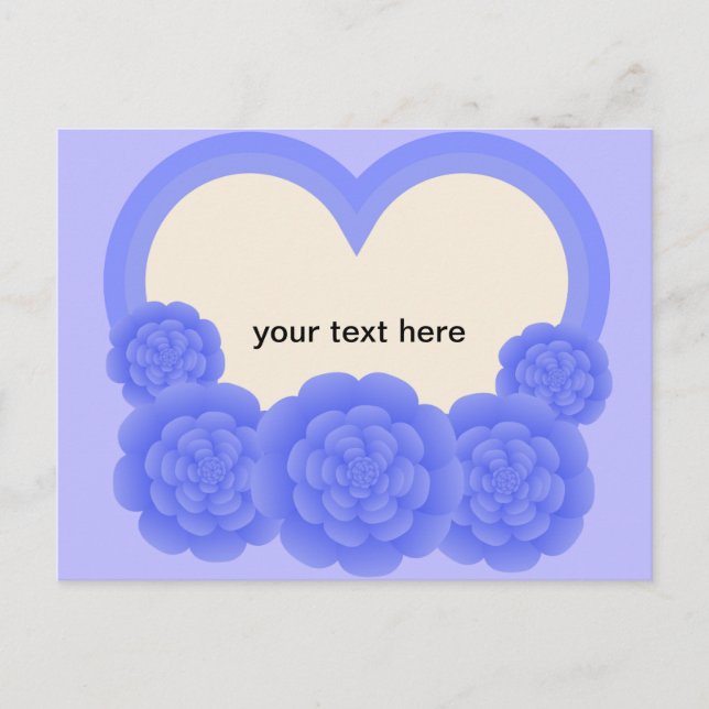 Carte cadeau coeur Heureuse Sainte-Valentin (Devant)
