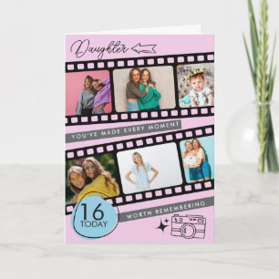 Carte Cadeau commémoratif de bande de film pour les 16 a