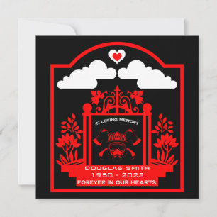 Carte Cadeau commémoratif des pompiers