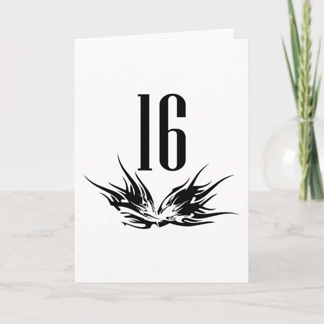 Carte Cadeau cool 16e anniversaire (Devant)