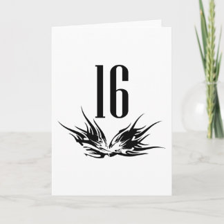 Carte Cadeau cool 16e anniversaire