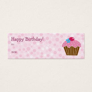 Carte cadeau Cupcake rose