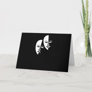 Carte Cadeau d'acteur Masques de Comédie Tragédie