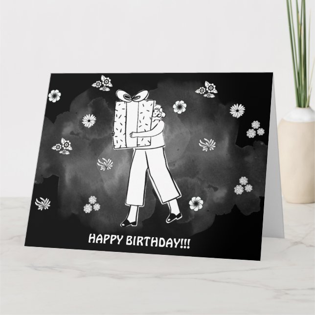 CARTE CADEAU D'ANNIVERSAIRE (Devant)