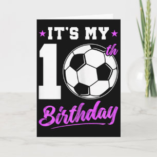 Carte Cadeau d'anniversaire 10 ans Fille 10e anniversair