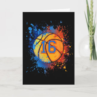 Carte Cadeau d'anniversaire 16 ans pour garçons Pa
