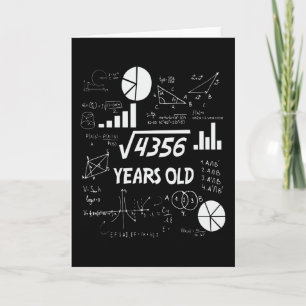 Carte Cadeau d'anniversaire 66 ans pour un professeur de