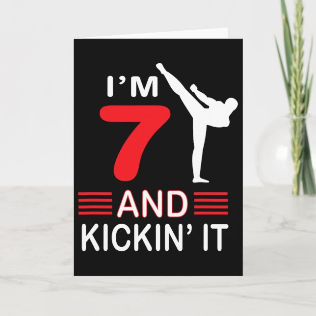 Carte Cadeau d'anniversaire Cadeau d'arts martiaux Garço (Devant)