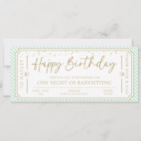 Carte cadeau d'anniversaire de naissance de la Men