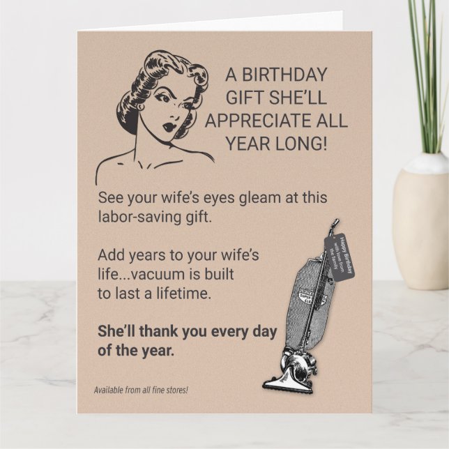 Carte cadeau d'anniversaire elle vous remerciera tous le (Devant)