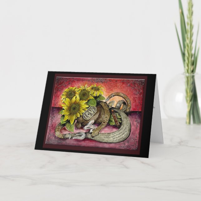 Carte cadeau d'anniversaire Mariage de 3e année en (Devant)