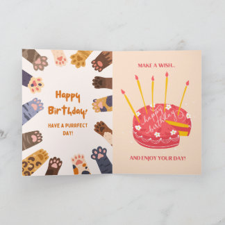Carte cadeau d'anniversaire simple pour lui ou ell