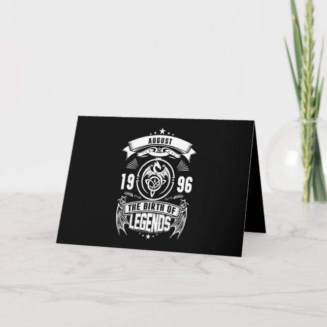 Carte Cadeau d'août | 1996 La Naissance Des Légendes (Devant)