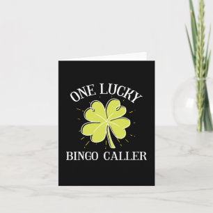 Carte Cadeau d'appelant de bingo chanceux de la Saint-Pa