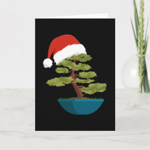 Carte Cadeau d'arbre bonsaï de Noël