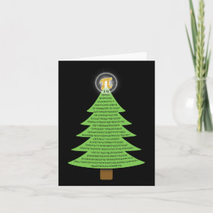 Carte Cadeau d'arbre de Noël Pi 3.14 pour les amateurs d