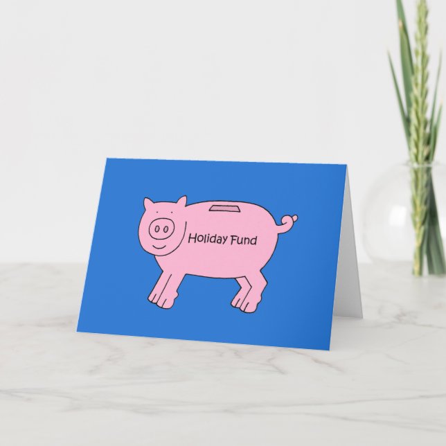 Carte Cadeau d'argent inclus Fonds de vacances (Devant)