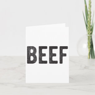 Carte Cadeau De Boeuf Pour Hommes Amateurs De Viande Bar