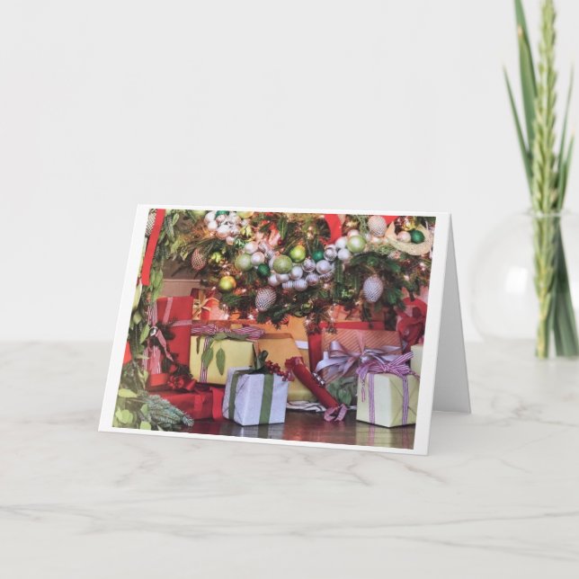 CARTE **CADEAU DE BONHEUR ET DE RECHERCHE CE NOËL** (Devant)