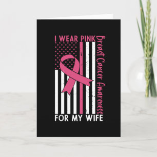 Carte Cadeau de cancer du sein pour femme maman mère fam