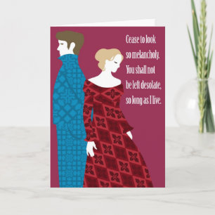 Carte Cadeau de Charlotte Bronte "Jane Eyre" avec la
