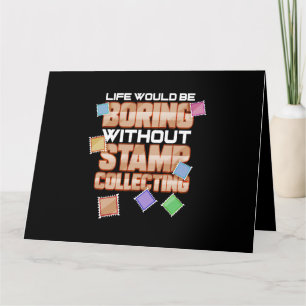 Carte Cadeau de collectionneur de timbres pour collectio