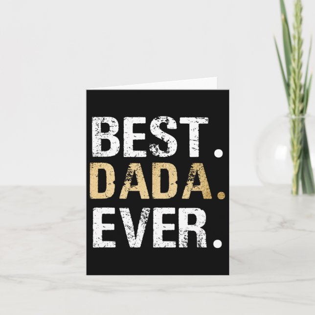 Carte Cadeau de Dada de petite-fille Petit-fils Meilleur (Devant)