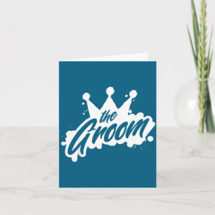 Carte Cadeau de fête de mariage du roi de la douche ente