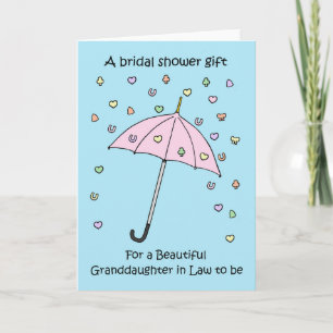 Carte Cadeau de Fête des mariées pour la future petite-f