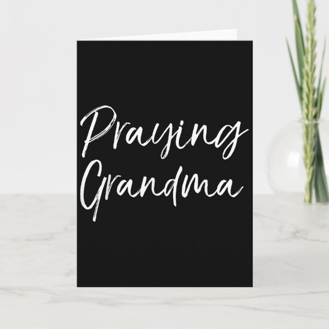 Carte Cadeau de fête des mères chrétienne Guerrière de p (Devant)