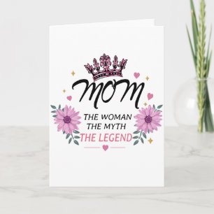 Carte Cadeau de fête des mères La légende Maman