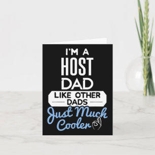Carte Cadeau de fête des pères pour papa hôte cool