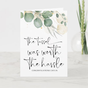 Carte Cadeau de fin d'études Félicitations Diplômé de l'