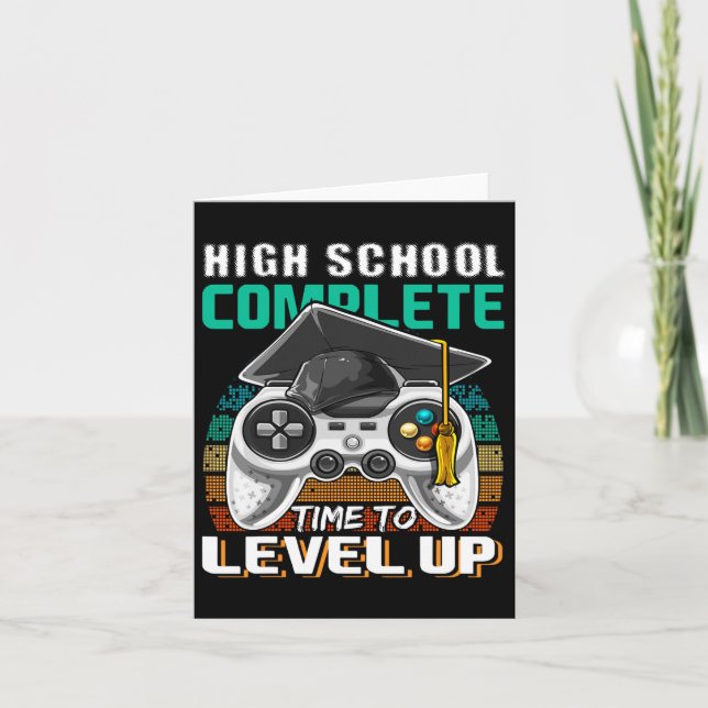 Carte Cadeau de fin d'études supérieures de jeu vidéo co (Devant)