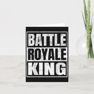 Carte Cadeau de gamer en détresse pour le roi de Battle 