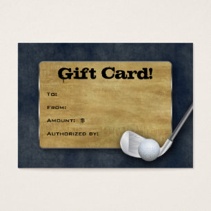 Carte cadeau de golf - Fête des pères Blue Denim