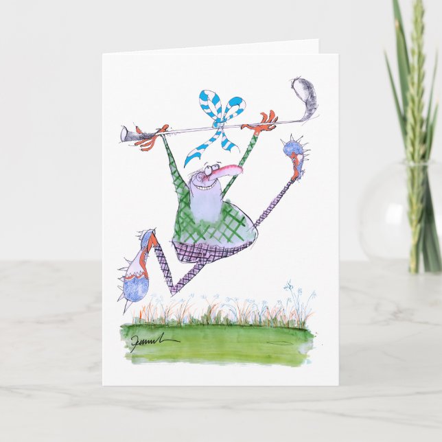 Carte cadeau de golf, tony fernandes (Devant)