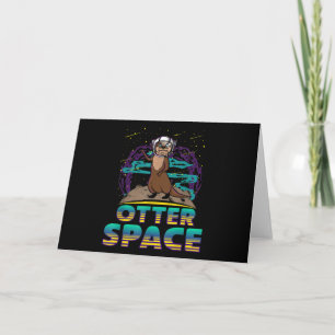 Carte Cadeau de jeu de mots pour amateur de loutre drôle