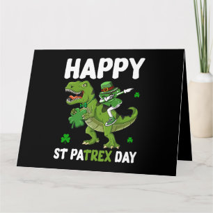 Carte Cadeau de la Saint-Patrick Leprechaun à cheval sur