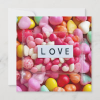 Cadeau de la Saint-Valentin Amour de Bonbons Color