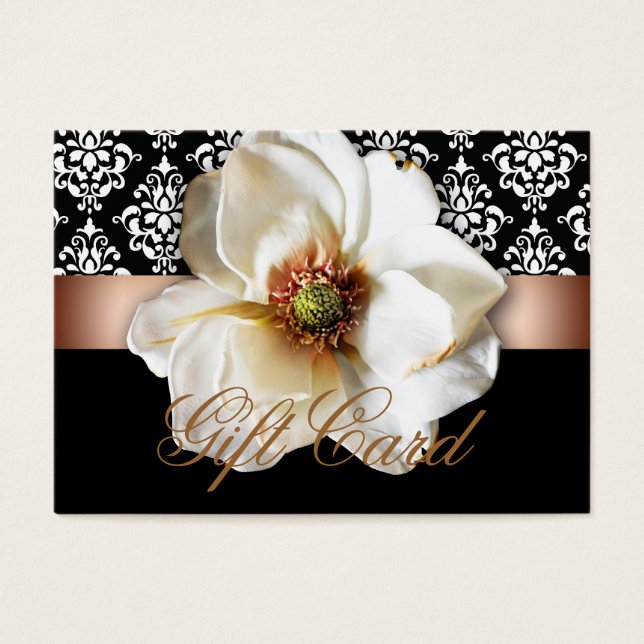 Carte cadeau de la Saint Valentin Rose blanche Flo (Devant)