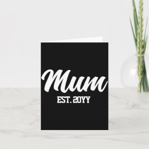 Carte Cadeau de l'année de maman pour nouveau maman t sh