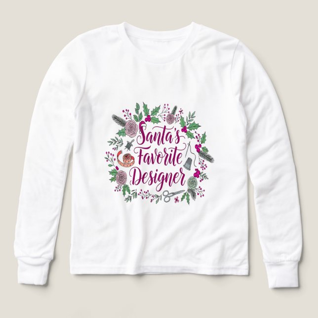 Carte cadeau de Noël à coudre pour le designer de  (Motif recto)