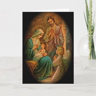 Carte cadeau de Noël d'amour (vide, personnalisabl