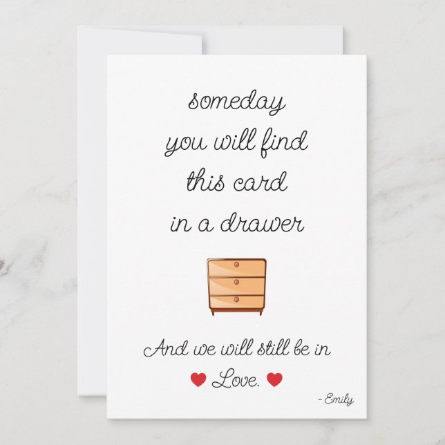 Carte cadeau de Noël d'anniversaire pour petit ami (Devant)